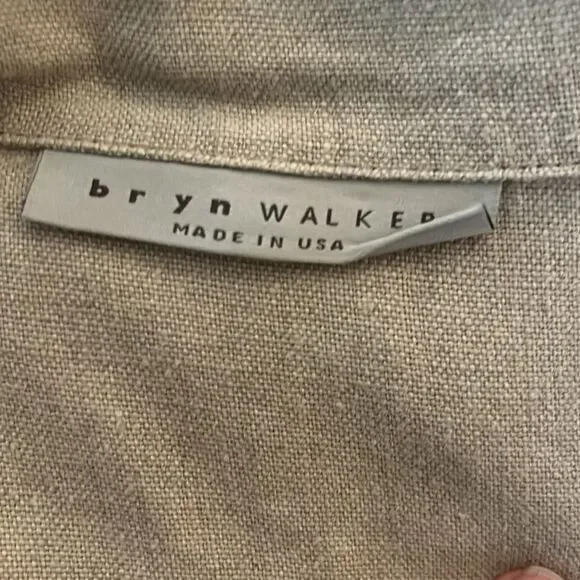 Bryn Walker Oversized Gordan Shirt, Tan, size L